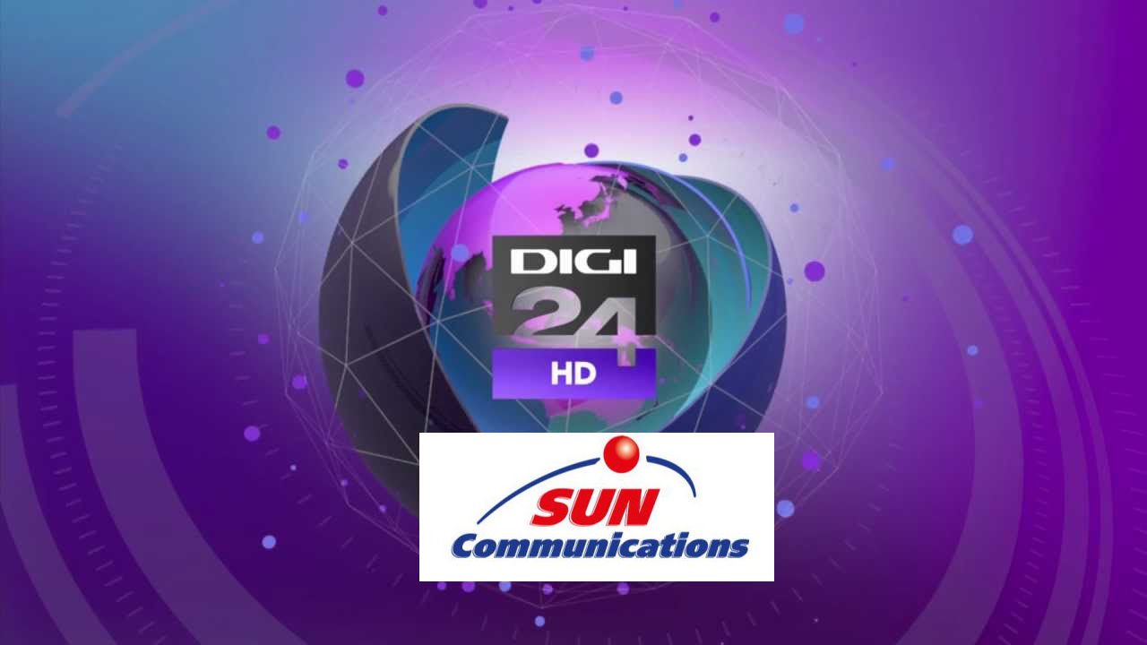 Premieră în televiziune – Sun Communications aduce Digi24 în Moldova.