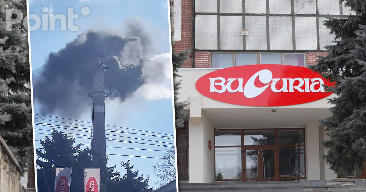 Fabrica Bucuria, despre fumul suspect: Din cauza deficitului de gaz suntem nevoiți să folosim păcură.