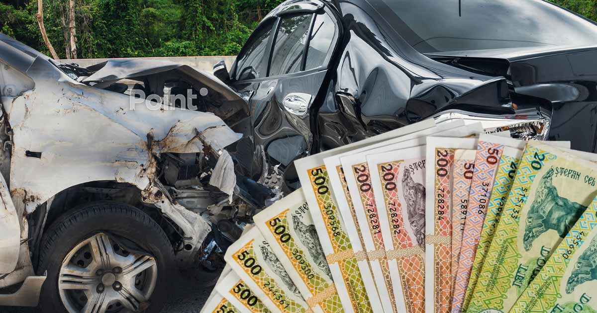În Moldova, victimelor accidentelor rutiere li s-au achitat circa 4 milioane de lei în jumătate de an.