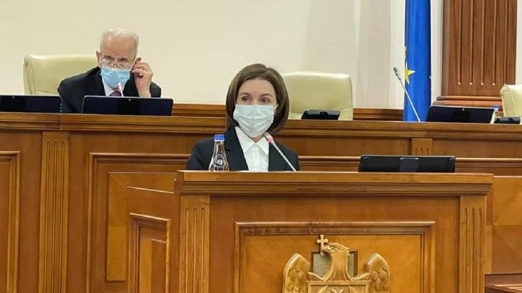 Президент Республики Молдова Майя Санду. 