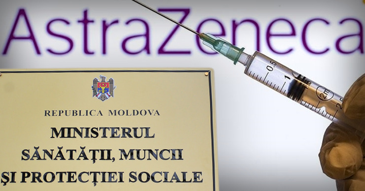 Минздрав Молдовы прокомментировал приостановку вакцинирования AstraZeneca в Австрии и Дании. Коллаж: Point.md