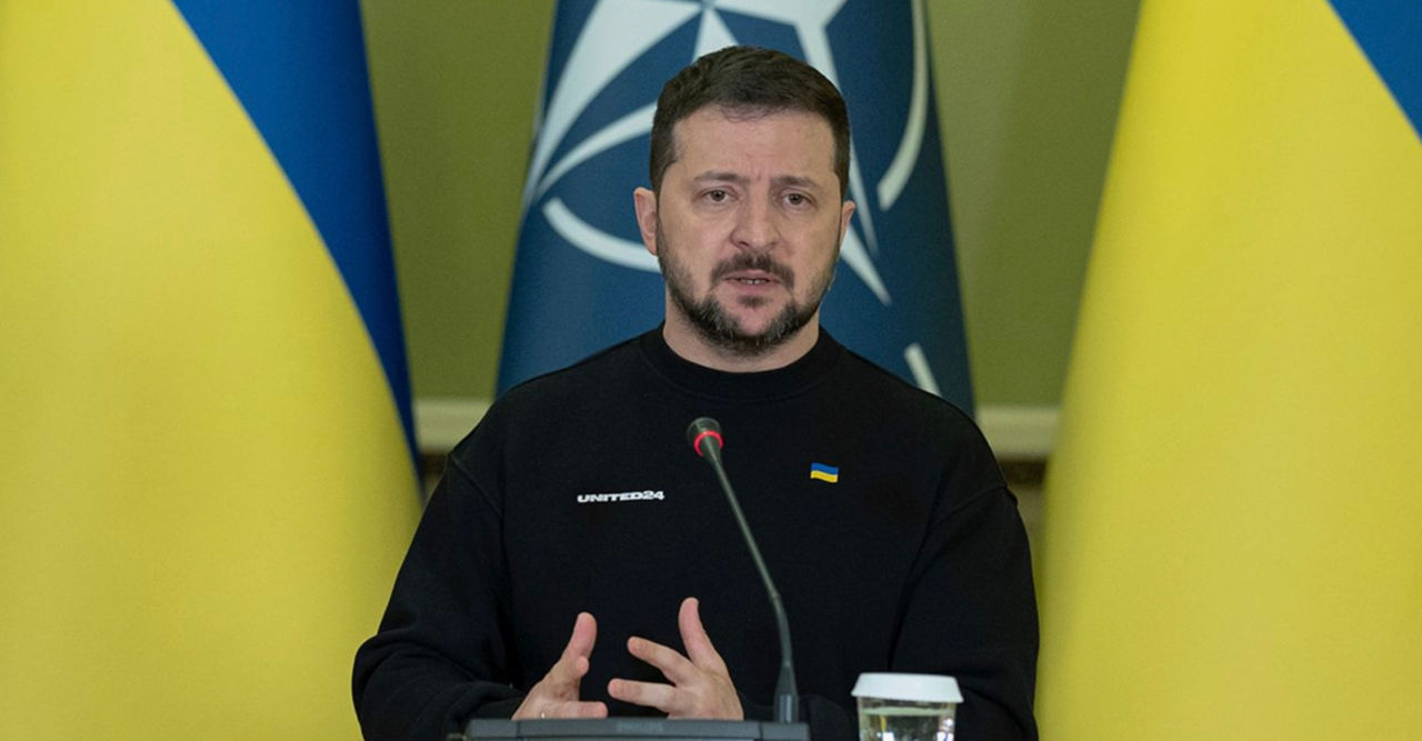 Зеленский: В Украине должны быть войска Британии и Франции.