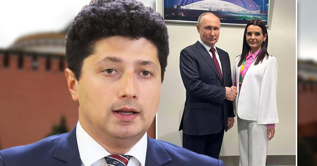 Раду Мариан прокомментировал встречу Евгении Гуцул с Владимиром Путиным. Коллаж Point.md.