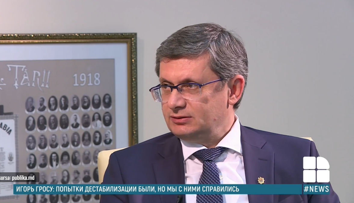 Гросу: Попытки дестабилизации были, но мы с ними справились.