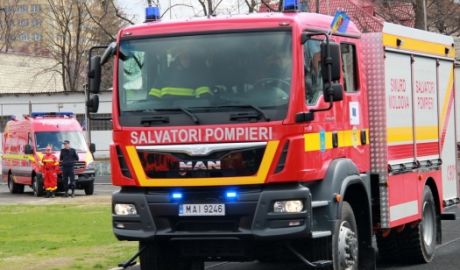 Incendiu într-un supermarket din Capitală. O persoană s-a intoxicat. Foto: dse.md