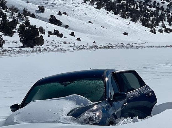 В этом автомобиле Джерри Журе провел почти неделю на морозе и выжил.