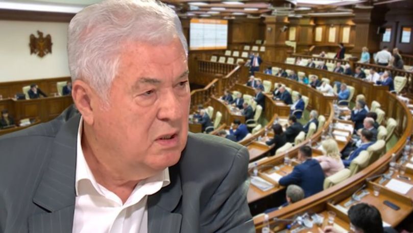 Воронин: Парламент стал частной компанией, всех депутатов на свалку. Коллаж: Point.md