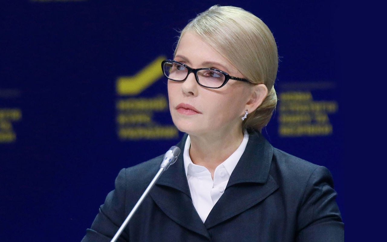 Бывший премьер-министр Украины, глава партии "Батьковщина" Юлия Тимошенко.