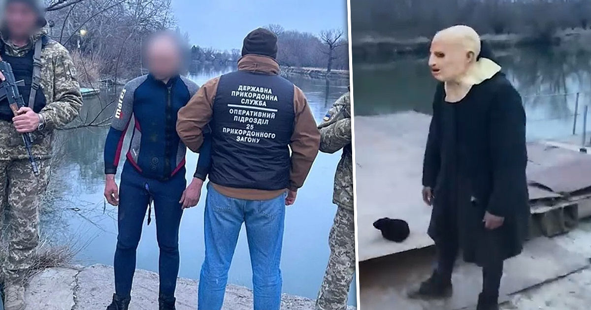Одессит в маске Лорда Волдеморта пытался незаконно пересечь границу с ...