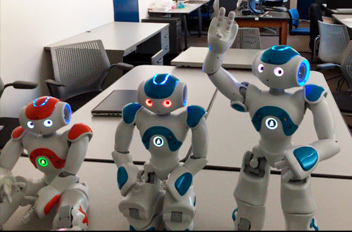 Популярные роботы NAO.