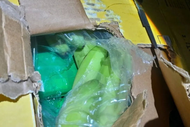 În Portugalia au fost confiscate 3,5 tone de cocaină ascunsă în banane.