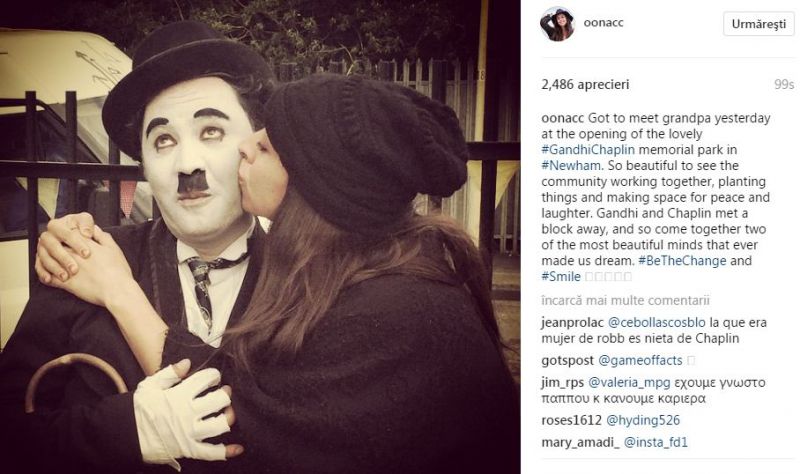Așa arată nepoata lui Charlie Chaplin, joacă în Game of Thrones. Foto.unimedia