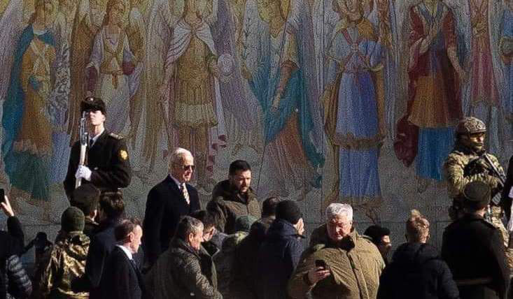Президент Соединенных Штатов Джо Байден прибыл с необъявленным визитом в Украину.