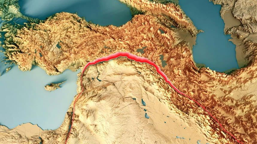 Ученые обнаружили огромный разлом земной коры под Турцией.