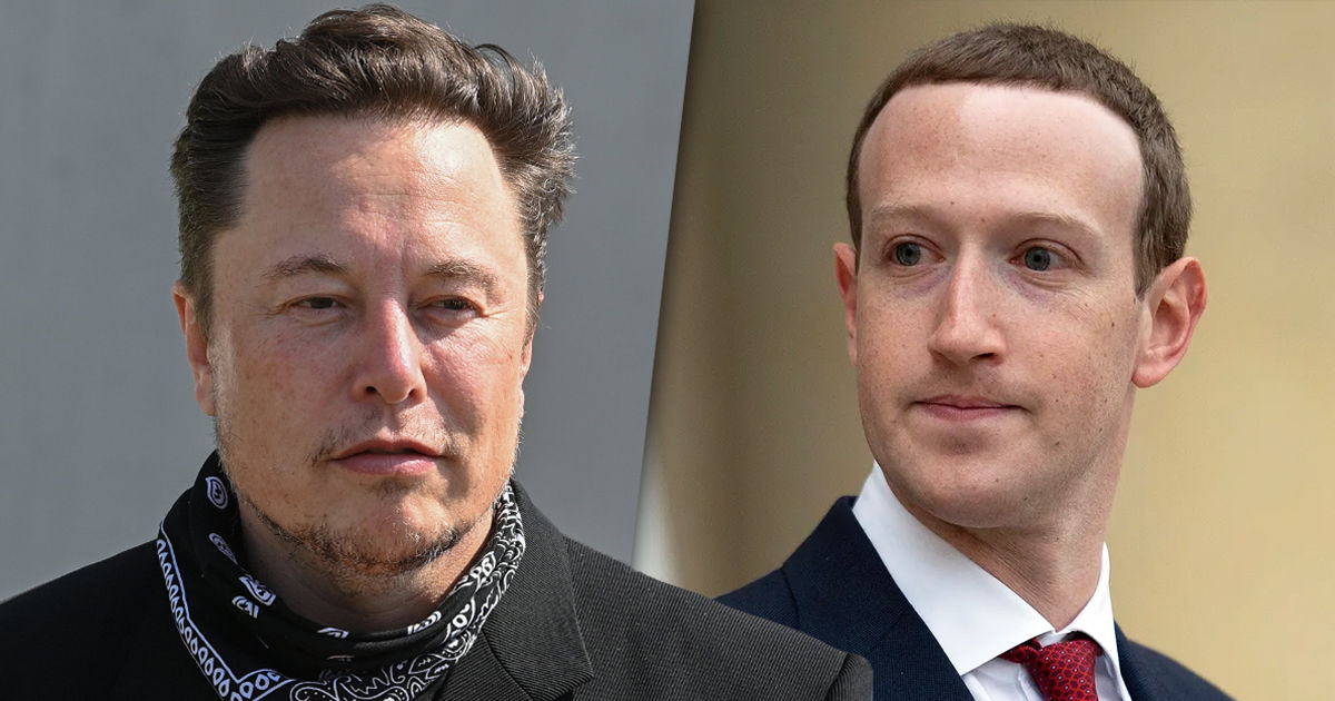 Илон Маск предложил Марку Цукербергу новое название для Facebook. Коллаж Point.md.
