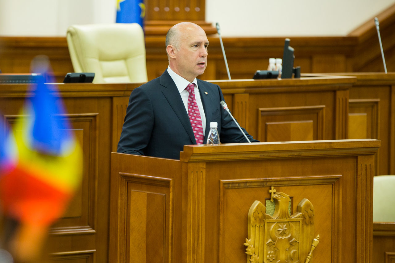 Filip nu va fi audiat în Parlament privind activitatea Guvernului. Foto: gov.md