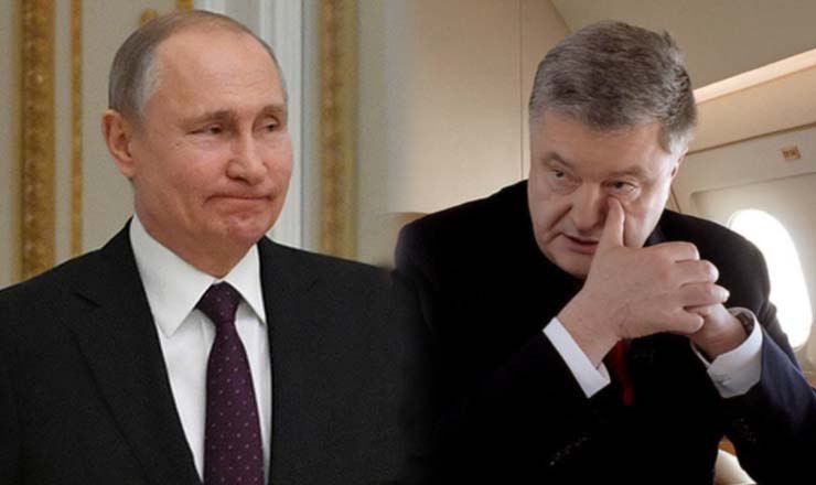 Президент России Владимир Путин констатировал провал политики Порошенко.