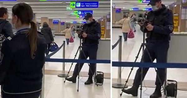 Из аэропорта Кишинева в больницу доставили 2 граждан с высокой температурой.