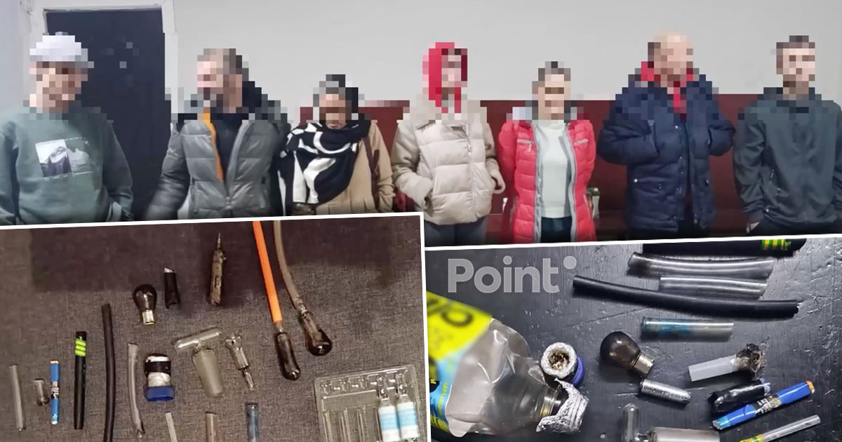 O speluncă de droguri, deconspirată în centrul Chișinăului: Opt persoane au fost reținute.