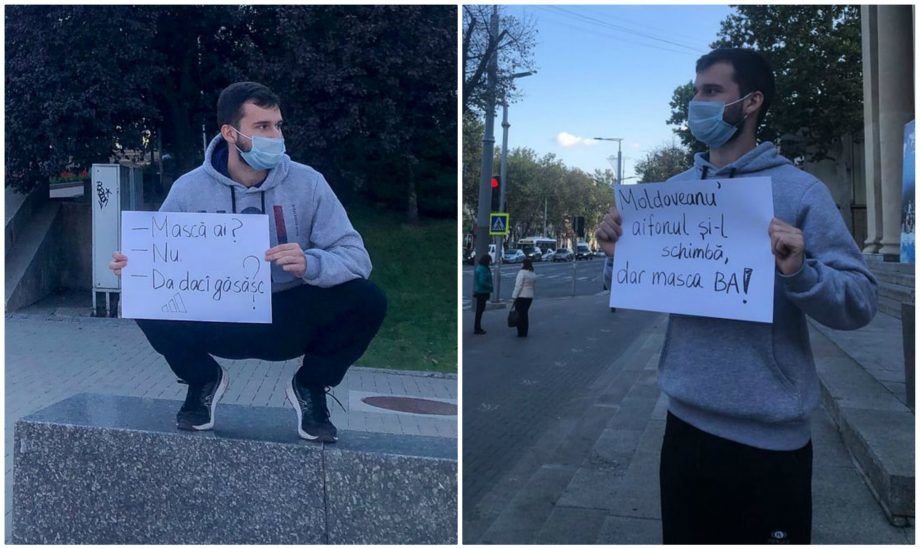 Молдавский фотограф попытался привлечь внимание к проблеме пандемии.