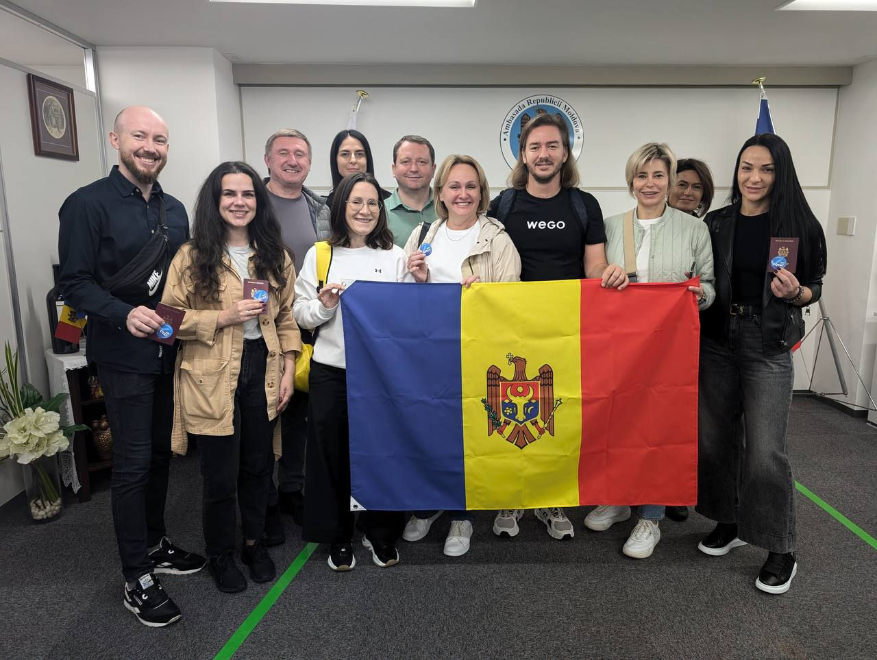 11 turiști moldoveni au votat în Japonia.