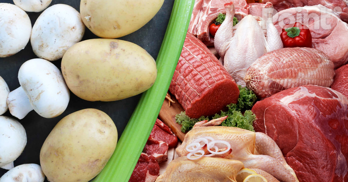 В прошлом году молдаване ели больше мяса, но меньше овощей.