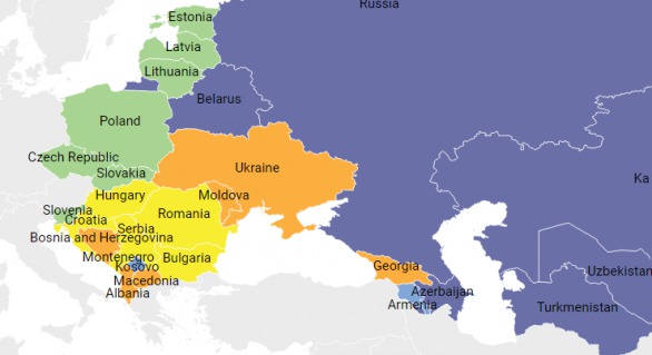 Indicele general al situației democrației în Moldova s-a înrăutățit de la 4,86 în 2015 la 4,89 în 2016.