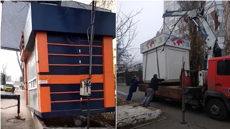 Власти Кишинева продолжают вести борьбу с киосками.
