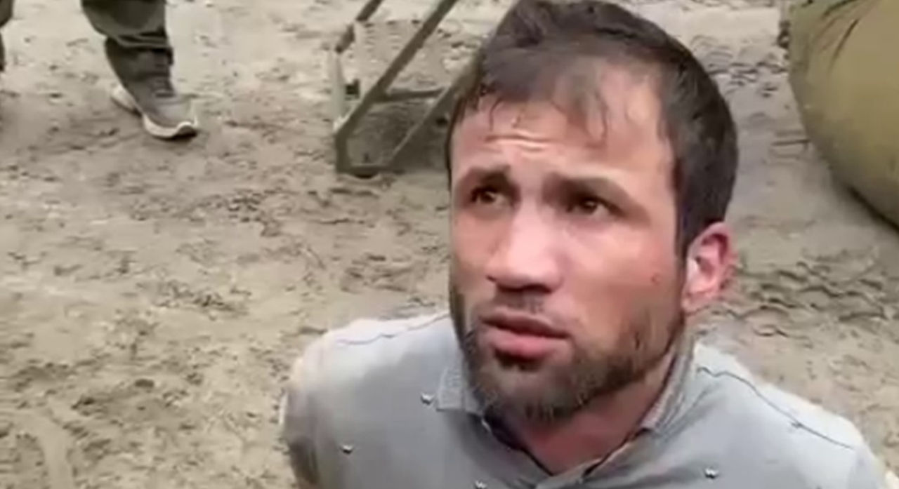 Появилось видео допроса подозреваемого в нападении на «Крокус».