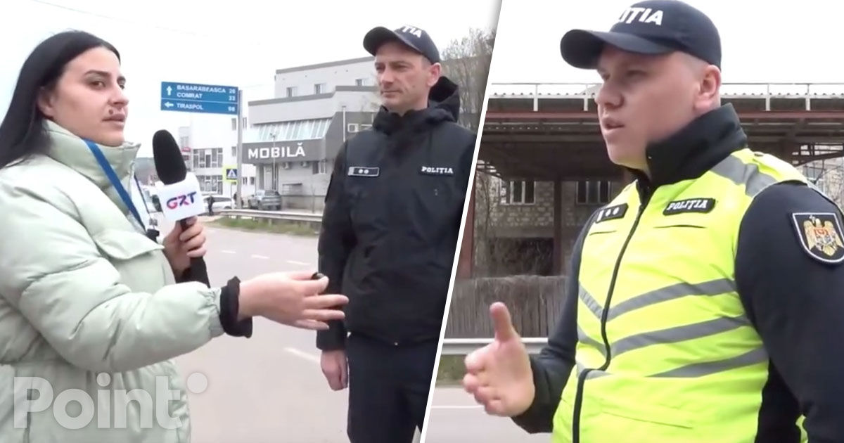 Полицейский, которого журналистка призвала говорить на русском: У нас есть переводчик.
