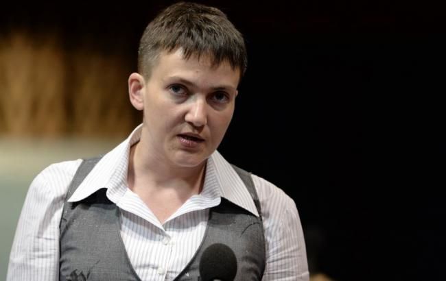 Народный депутат Надежда Савченко.