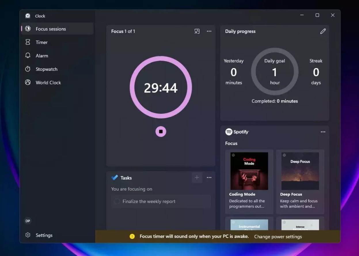 Windows 11 не даст пользователю отвлекаться от работы.
