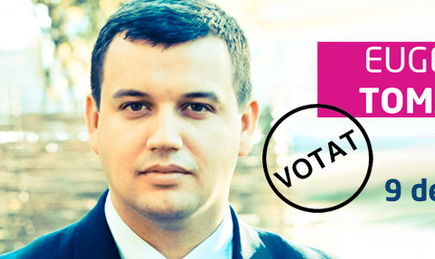 Tomac a candidat la postul de deputat pentru Colegiul Nr 2 și a avut o campanie exclusivă pentru Republica Moldova