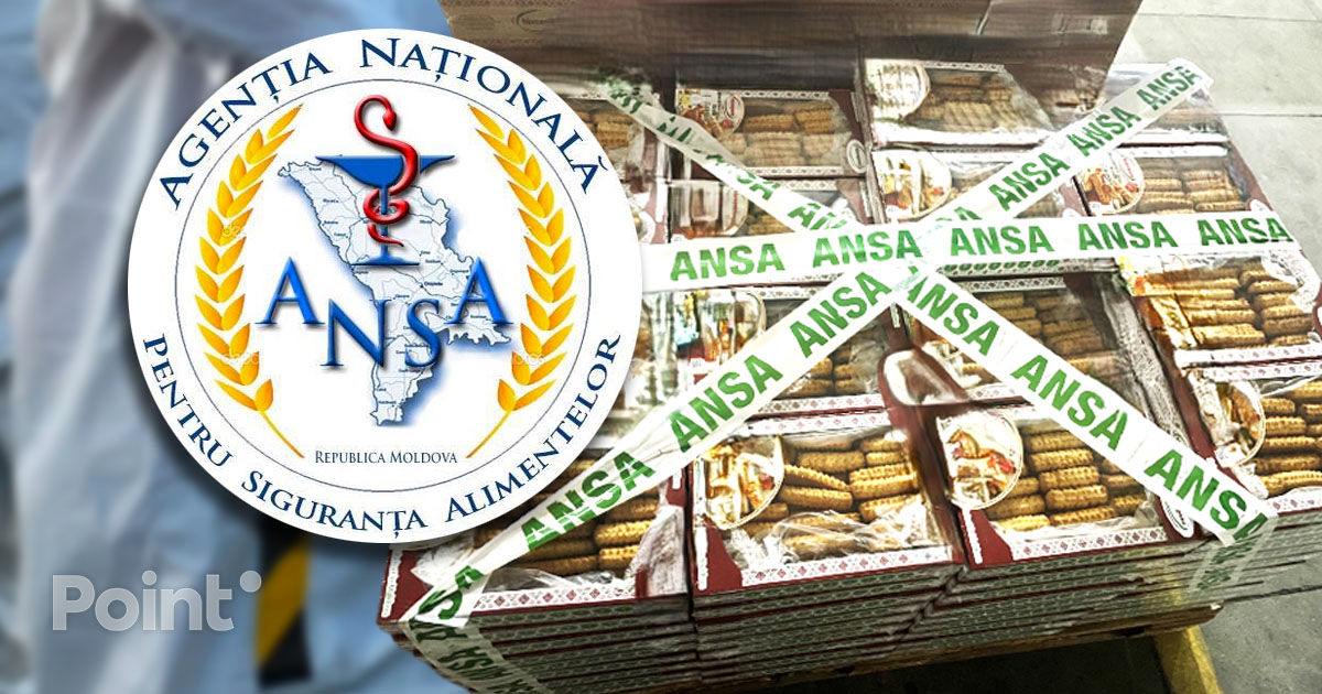 ANSA a depistat 200 kg de biscuiți neconformi.