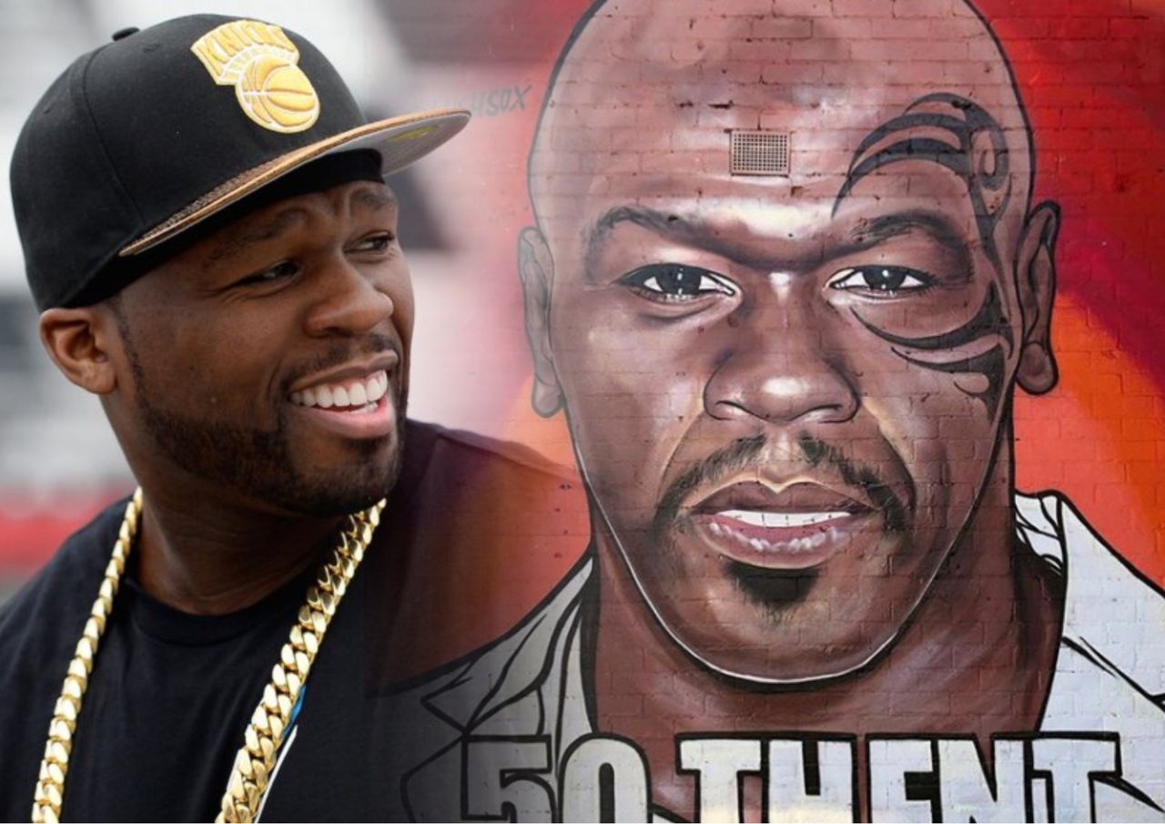 Рэпер 50 Cent устроил нападение на уличного художника.