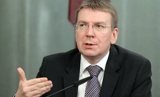 Министр иностранных дел Латвии Эдгар Ринкевич.