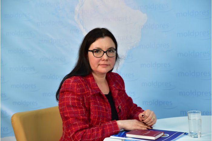 Председатель Центральной избирательной комиссии (ЦИК) Алина Руссу.