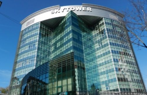 Международный бизнес-центр "SkyTower", где размещен офис "Jurnal TV".