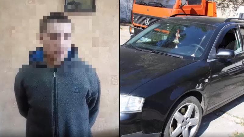 Молодой человек уехал с вечеринки на чужой машине.