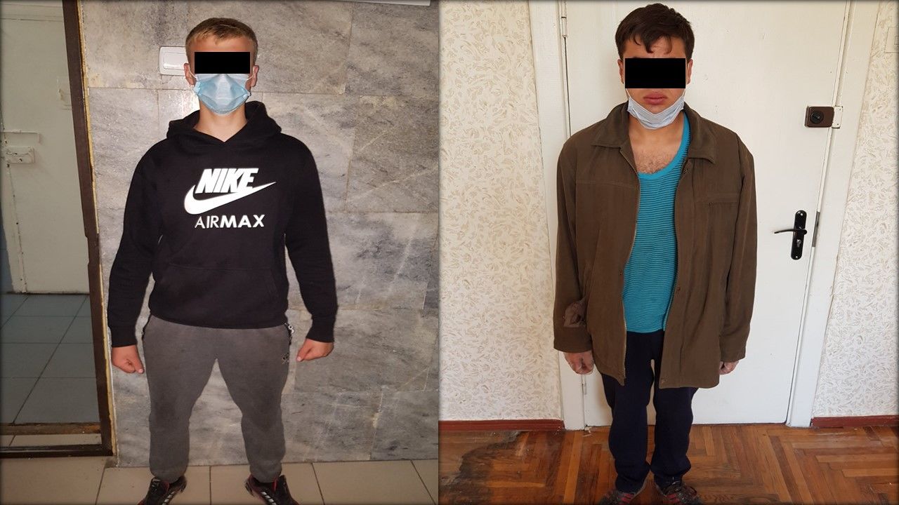Полиция задержала двух молодых парней за ограбление и покушение на убийство.