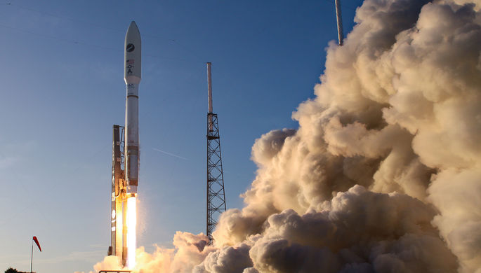 В США запущена ракета-носитель Atlas V с метеорологическим спутником. Фото: Josh Nachtigal