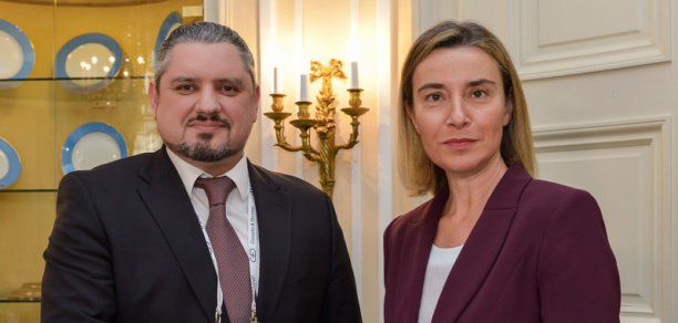 Galbur și Mogherini au vorbit despre ritmul reformelor de la Chișinău.  Foto: gov.md