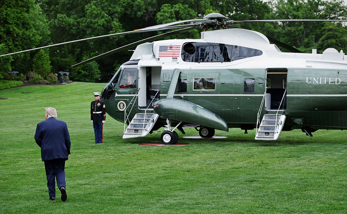 SUA investighează un incident în care a fost implicat un elicopter cu Trump la bord.