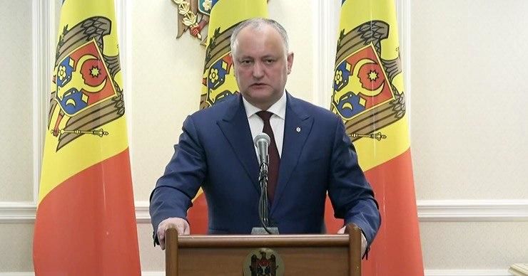 Президент Республики Молдова Игорь Додон.