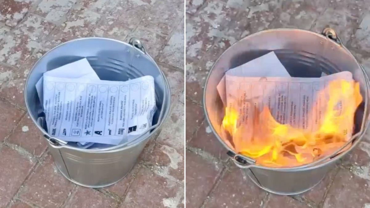 Autoritățile din Moldova avertizează asupra unor imagini video false cu buletine de vot.