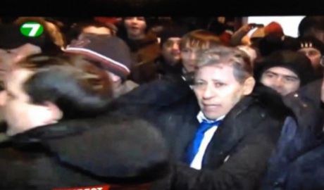 Лидер ЛП Михай Гимпу пострадал во время беспорядков.