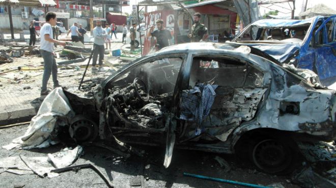 В Тартусе рядом с автовокзалом взорвался заминированный автомобиль.