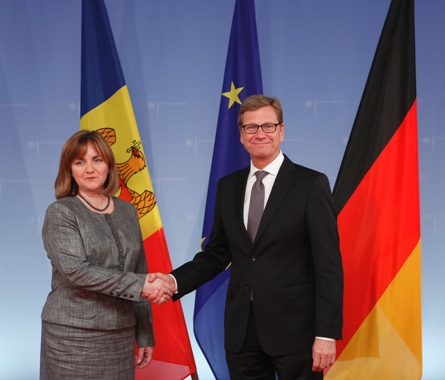 Ministrul Afacerilor Externe şi Integrării Europene, Natalia  Gherman, a avut o întrevedere cu omologul său german Guido Westerwelle.