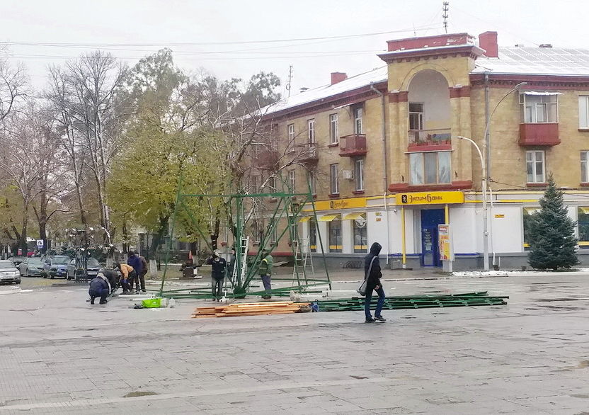 В Бендерах готовятся к новогодним праздникам.