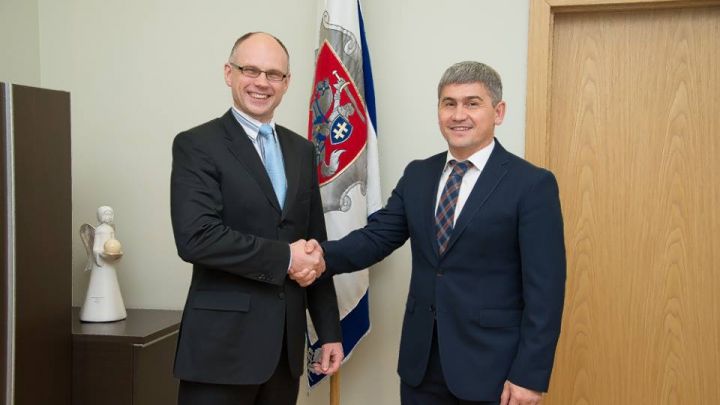 Alexandru Jizdan se află într-o vizită de lucru la Ministerul de Interne din Lituania. Foto: mai.gov.md